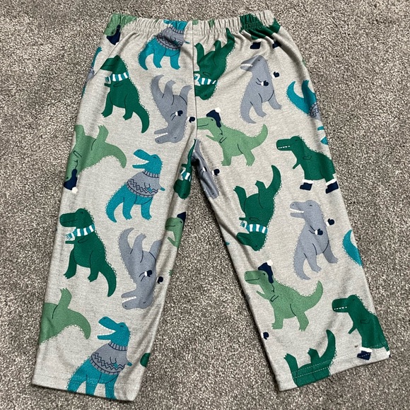 Carter’s Dinosaur Button Up Flannel Pajamas - Picture 7 of 7